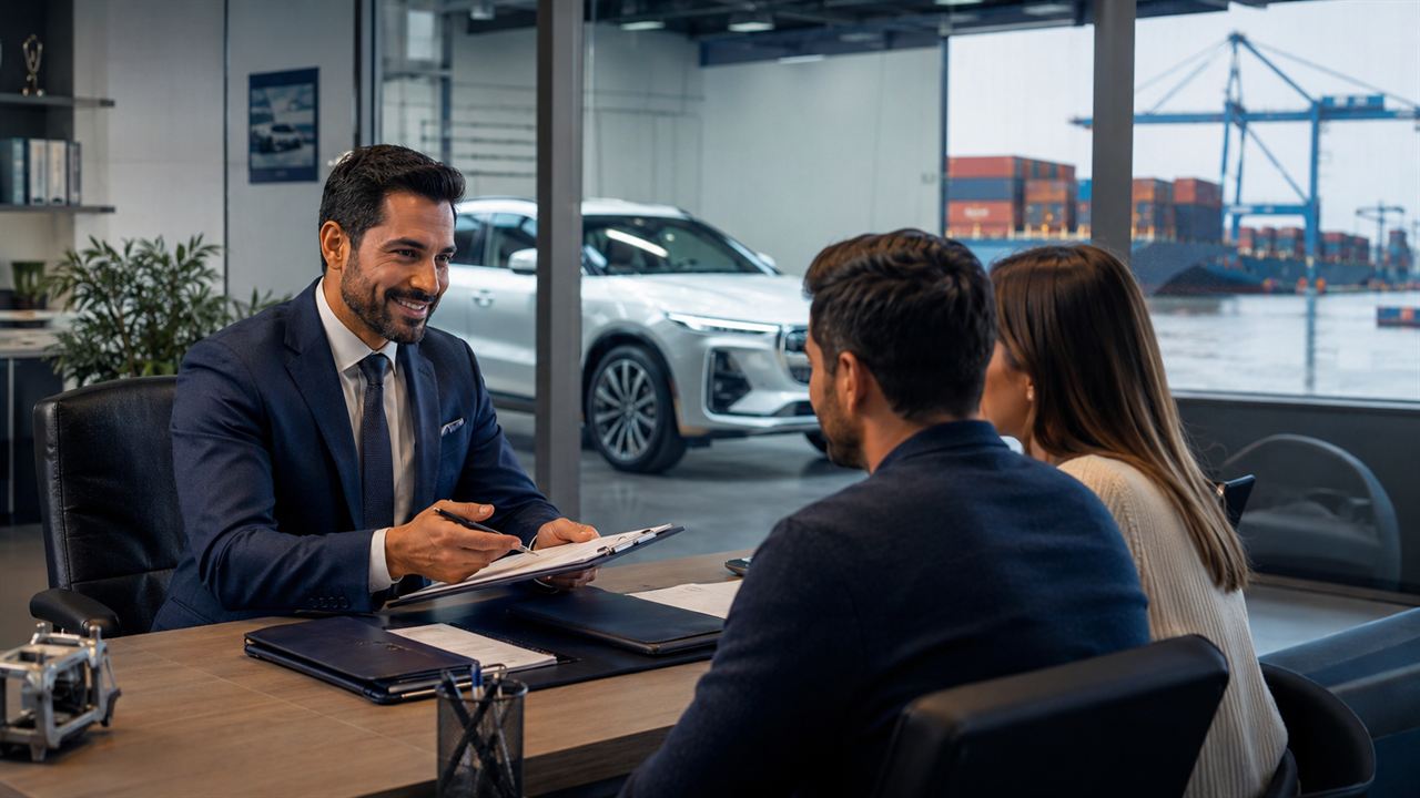 Oficina con un equipo atendiendo de forma cercana, presencia de C E Auto Logistics en Kansas City